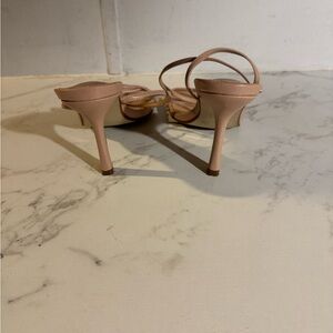 Boohoo Nude Pink Strappy Heeled Sandals